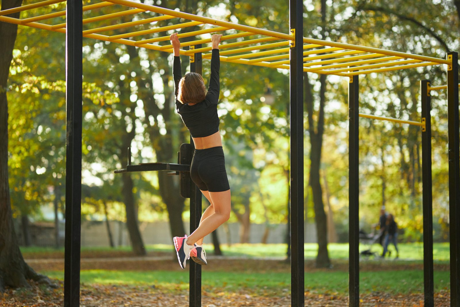 Outdoor open gym and exercise area