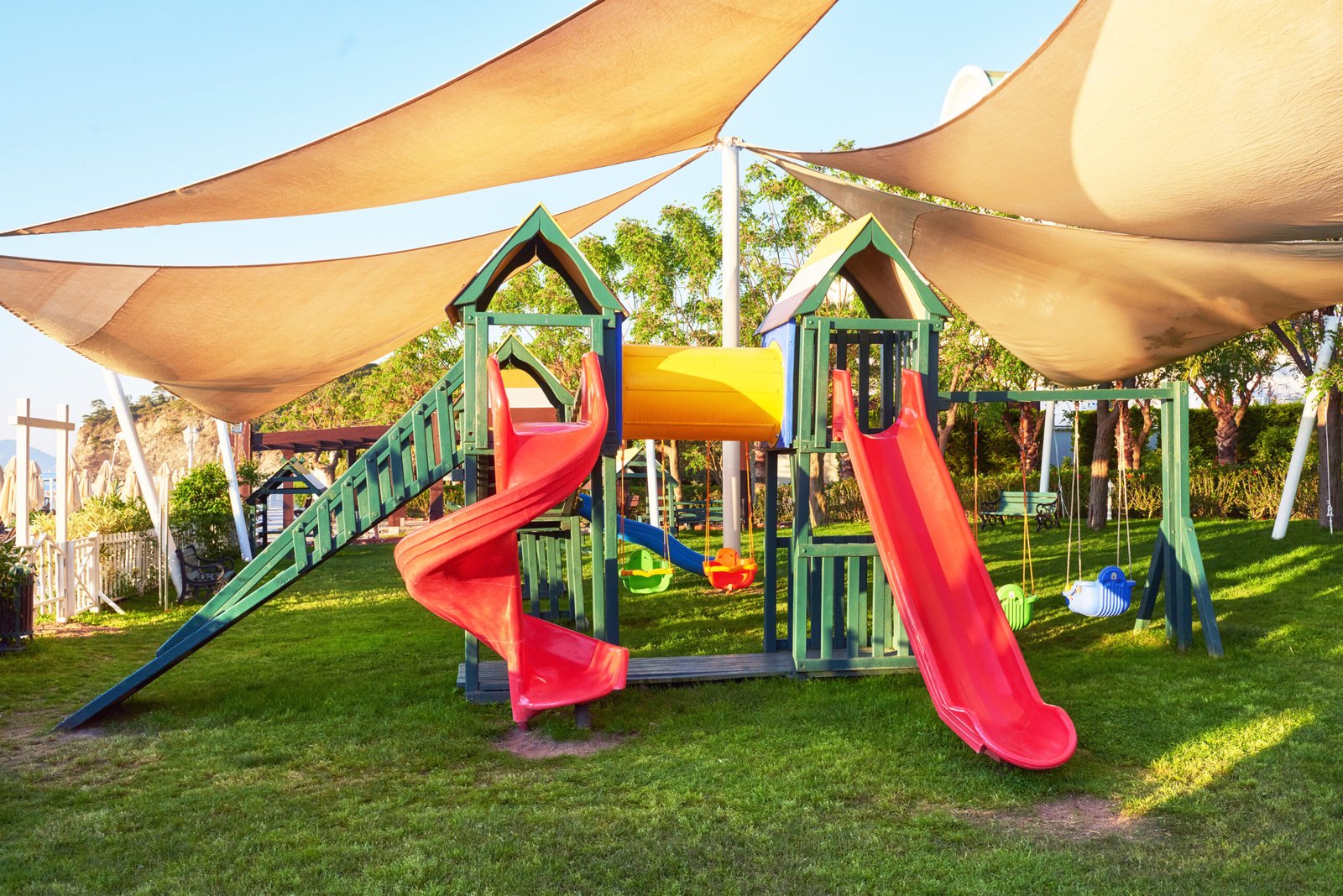 Park and kids recreation area