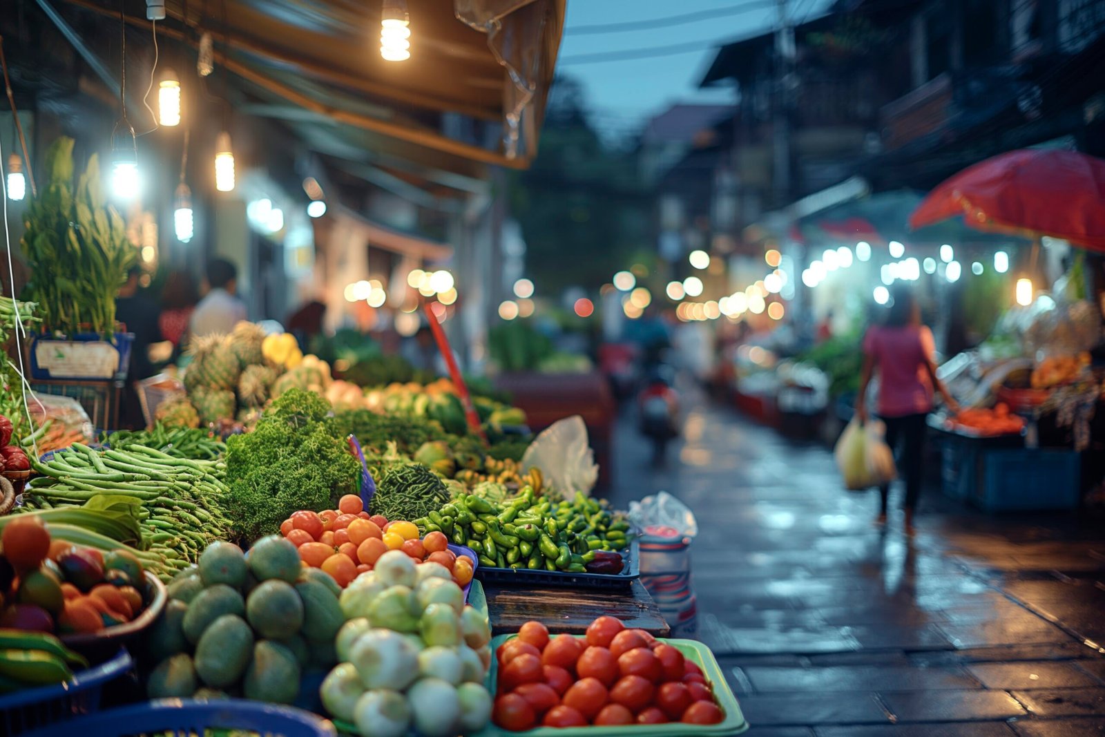 Nearby local shops and daily market